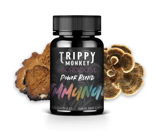Trippy Monkey Immunity Power Blend Shroom Capsules 4.5Gr