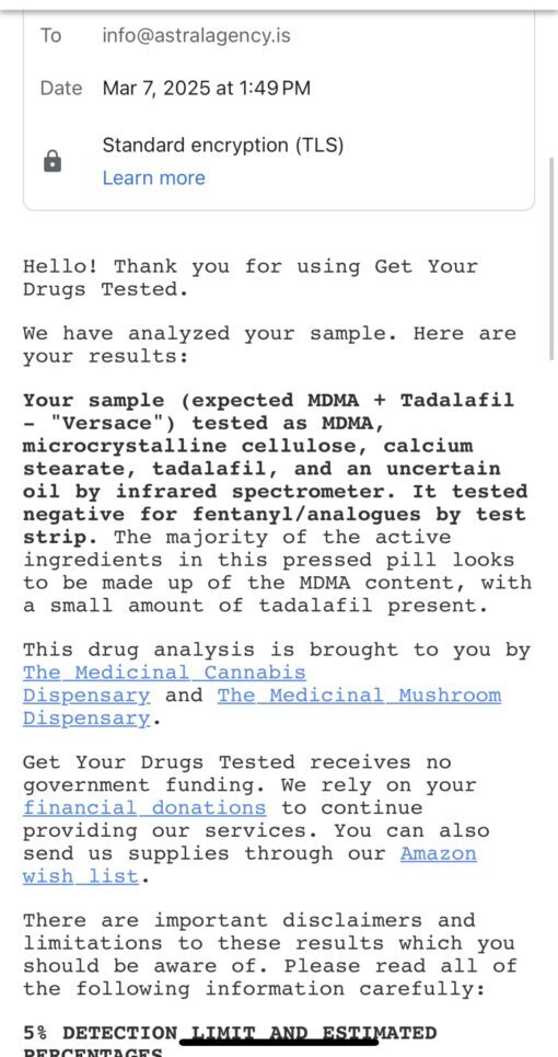 Bulk Rebel Moon Versace Pills Mdma 130Mg + Cialis 5Mg - Image 2